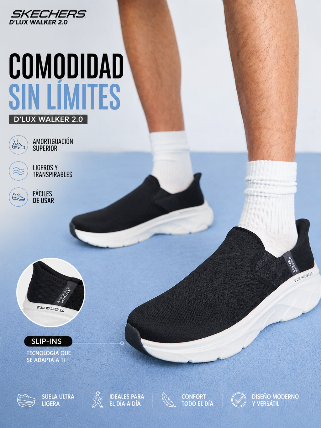 SKECHERS D’LUX WALKER 2.0