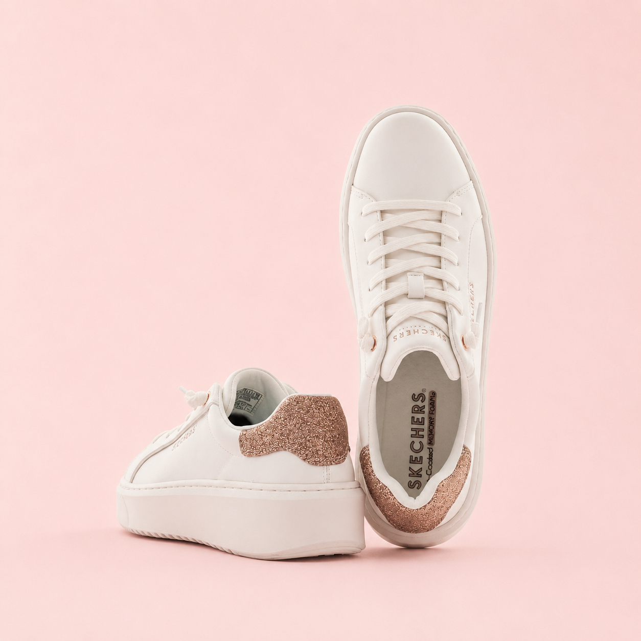 Skechers Court Break - Mini Glitzer