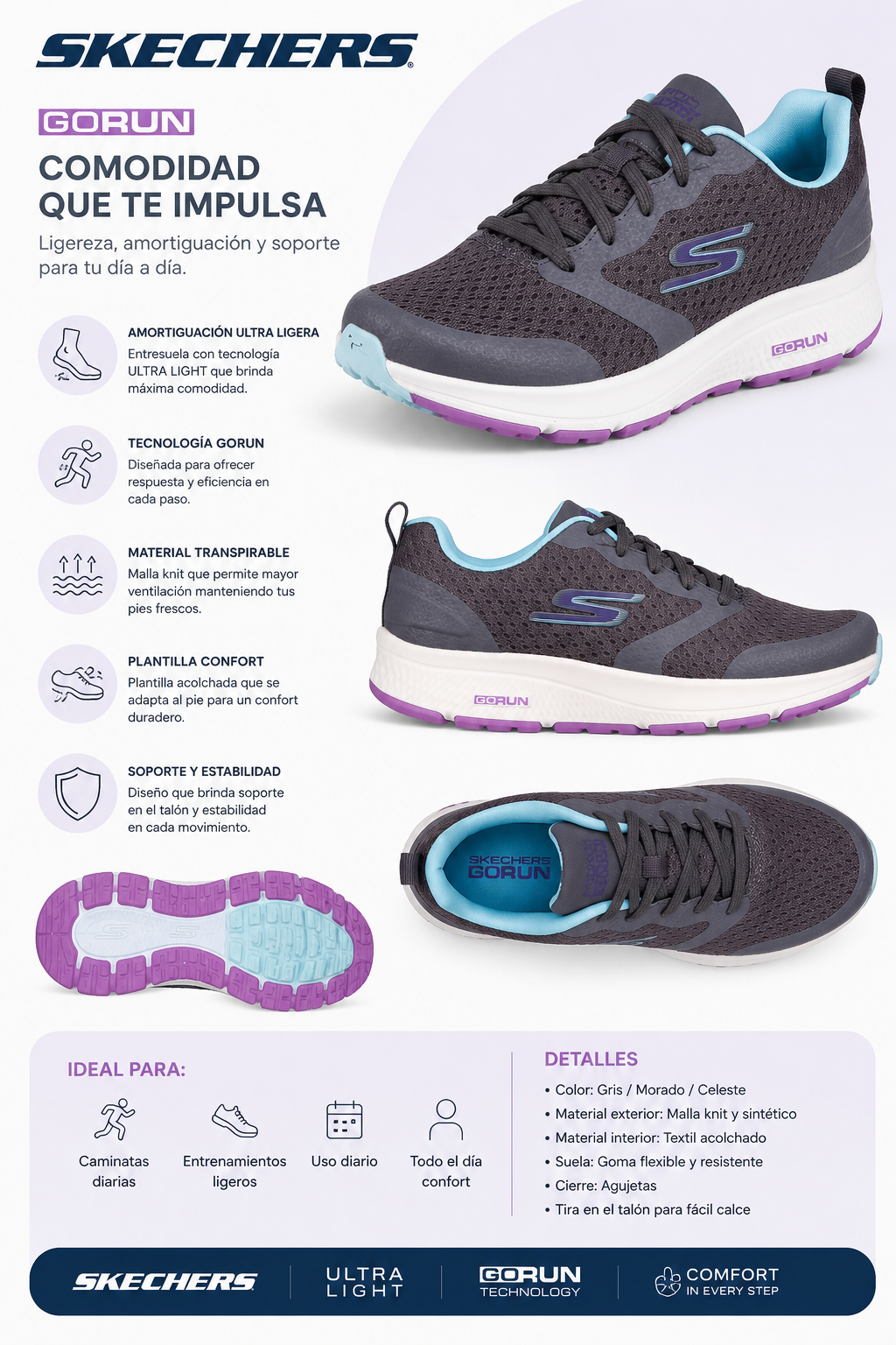 SKECHERS GORUN CONSISTENTE