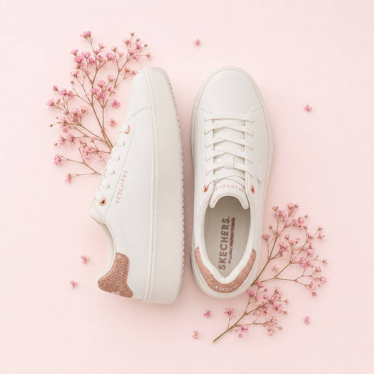 Skechers Court Break - Mini Glitzer