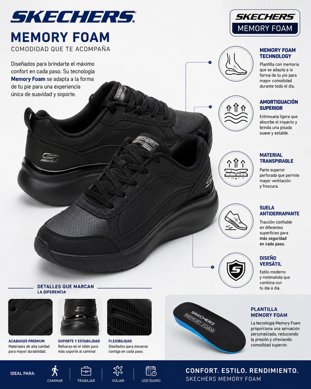 SKECHERS MEMORY FOAM