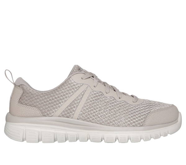 Tenis SKECHERS Dama Graceful Meshease Taupe Tubular Sra - 100839-TPE
