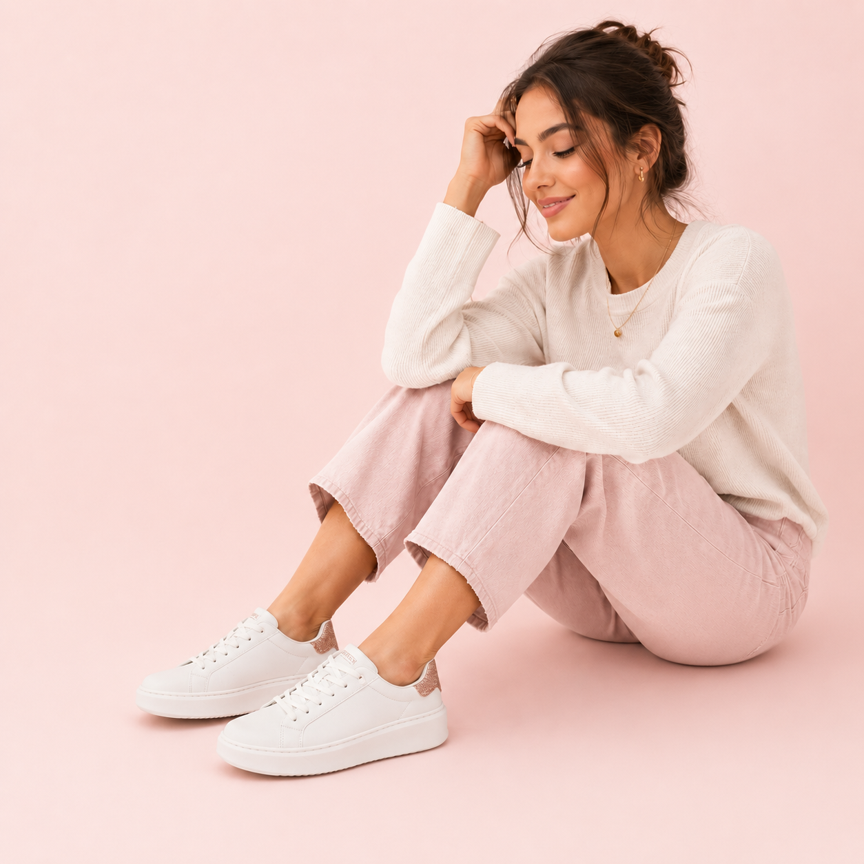 Skechers Court Break - Mini Glitzer
