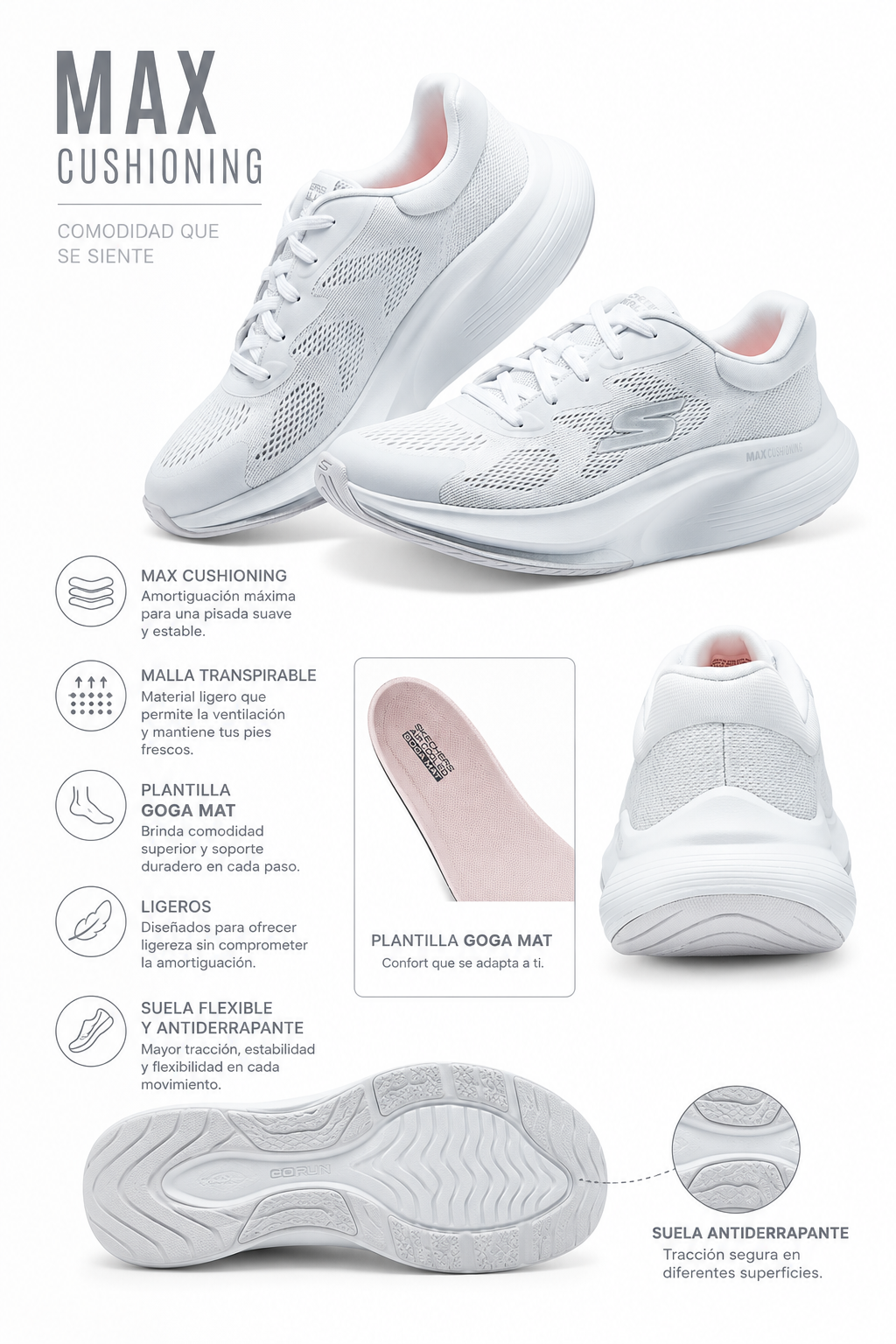 SKECHERS MAX CUSHIONING