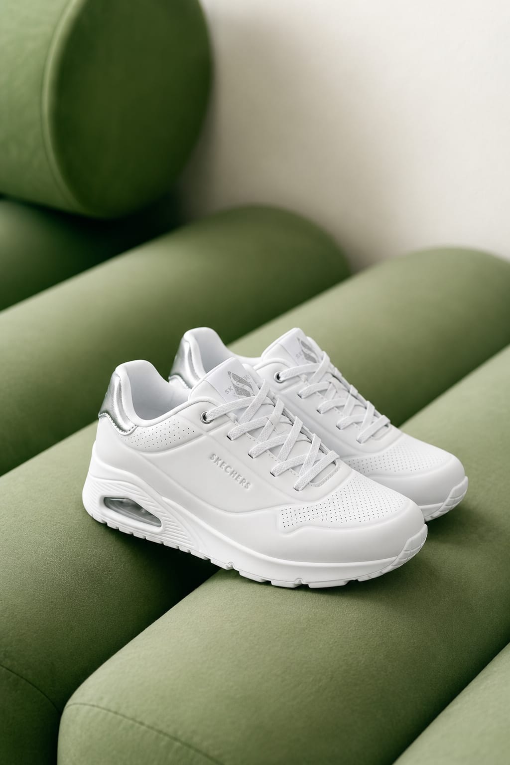 SKECHERS UNO SHIMMER AWAY SCARPE DONA